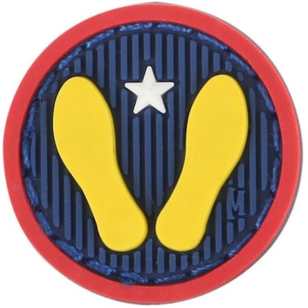 Toyopia Yellow Footprints Patch Full Color TO1110728